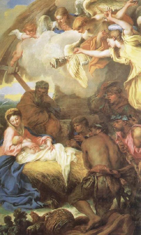 CASTIGLIONE, Giovanni Benedetto The adoracion of the pastore oil painting picture
